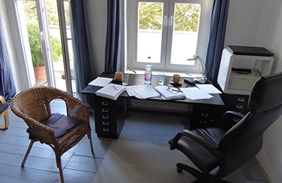 Das Arbeitszimmer von Max Bentow