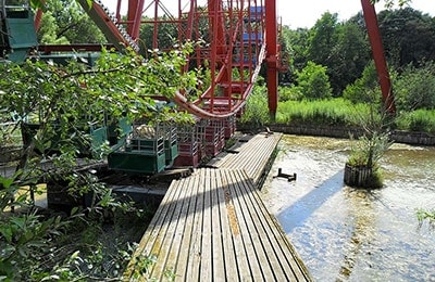 Steg vom Riesenrad im Spreepark