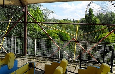 Spreeblitz Achterbahn von links fotografiert