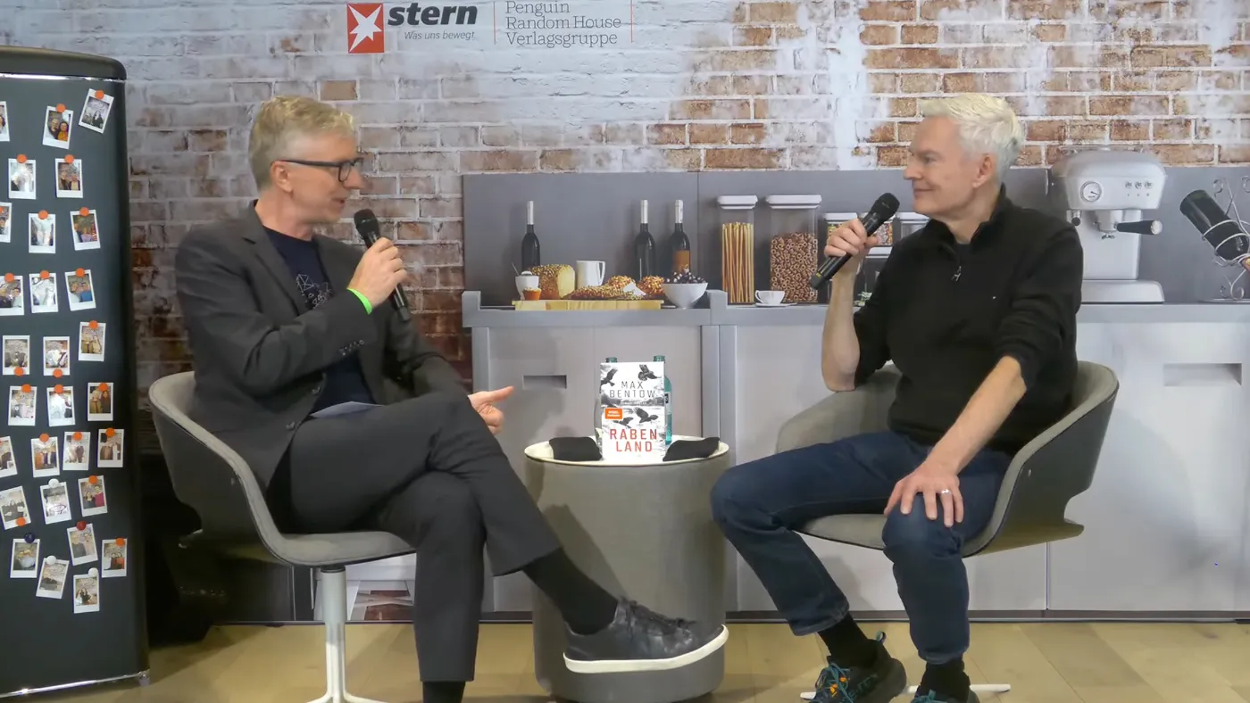 Max Bentow auf dem Bookstock Festival 2024